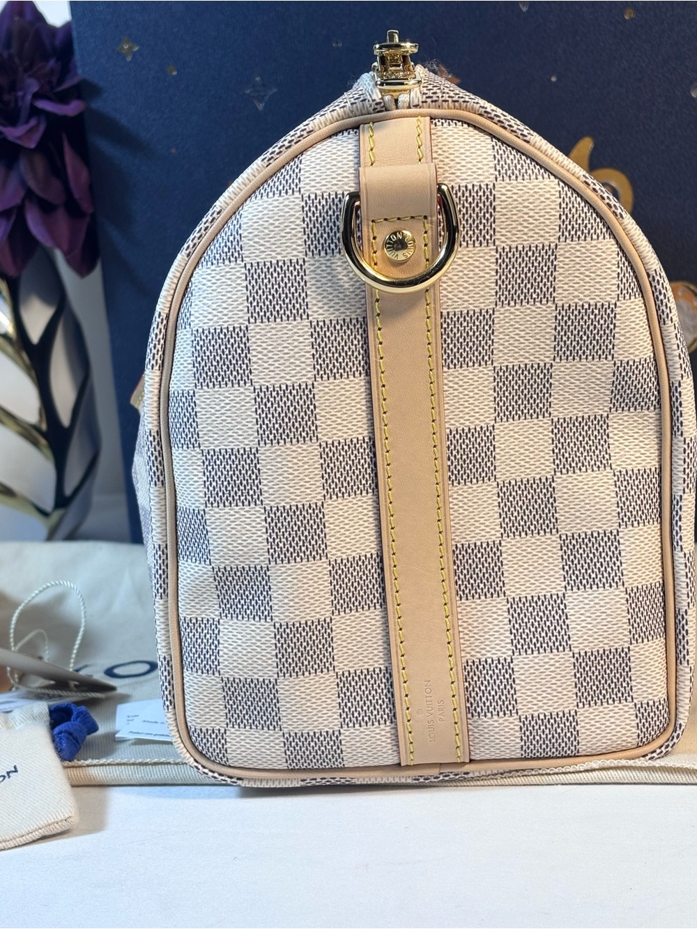 Louis Vuitton Speedy Bandouliere 25 Azur - Picture 3 of 16